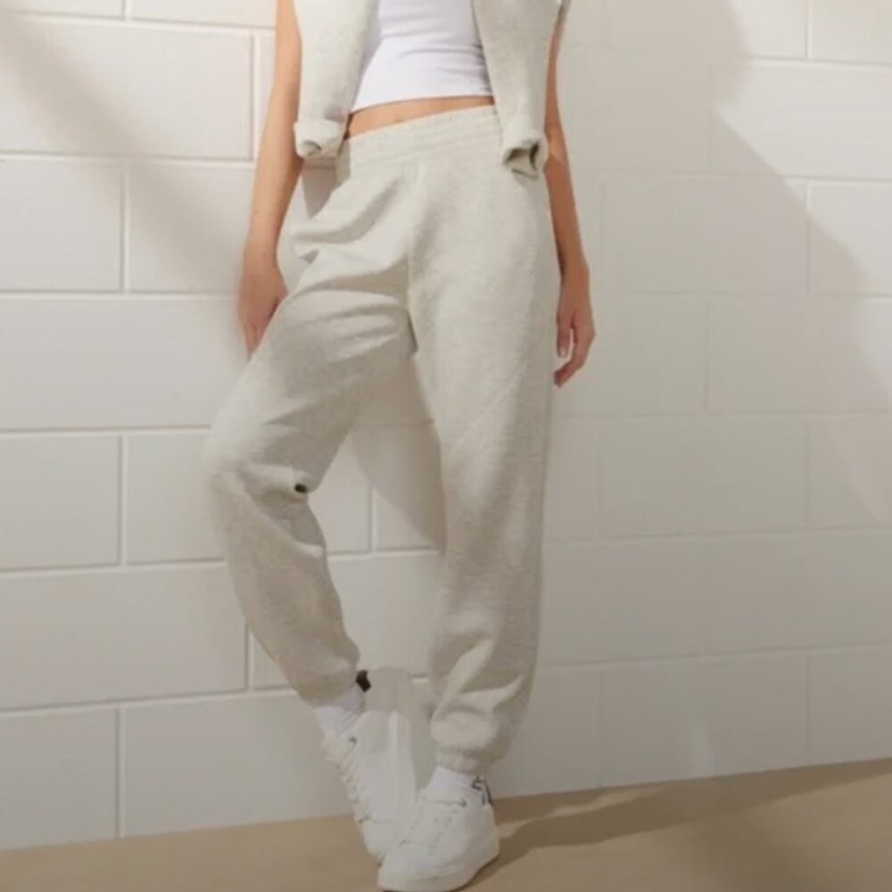 Abercrombie YPB neoKNIT Jogger - Heather Gray - XS